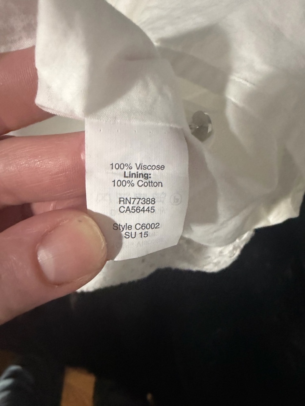 Madewell white eyelet skylight overlay graduation dress size 6 - Picture 7 of 8